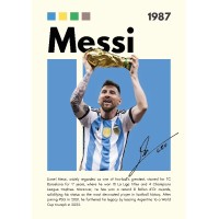 Messi Vinilo Adhesivo Coleccion Fútbol