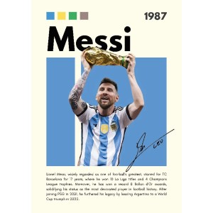 Messi Vinilo Adhesivo Coleccion Fútbol