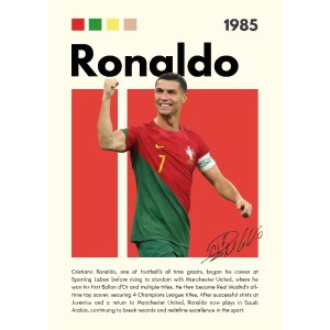 Ronaldo Vinilo Adhesivo Coleccion Fútbol
