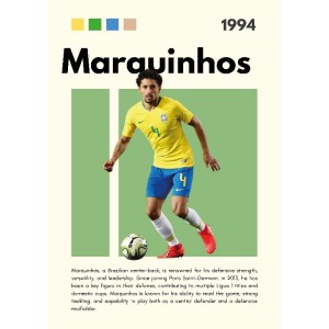 Marquinhos Vinilo Adhesivo Coleccion Fútbol
