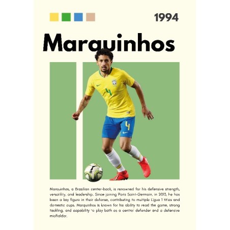 Marquinhos Vinilo Adhesivo Coleccion Fútbol