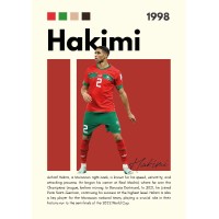 Hakimi Vinilo Adhesivo Coleccion Fútbol