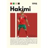 Vinilo Adhesivo Hakimi  Coleccion Fútbol 01056