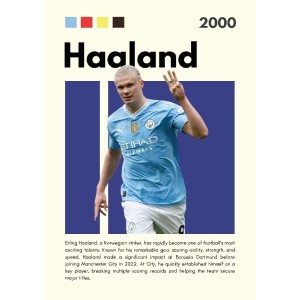 Haaland Vinilo Adhesivo Coleccion Fútbol