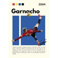 Garnacho Vinilo Adhesivo Coleccion Fútbol