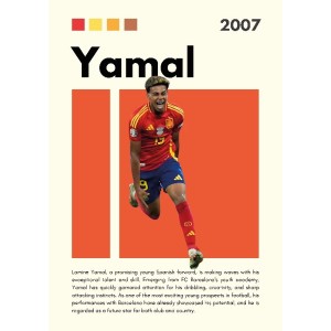 Yamal Vinilo Adhesivo Coleccion Fútbol