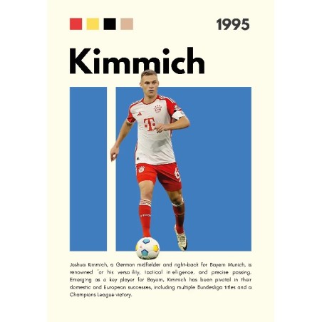 Kimmich Vinilo Adhesivo Coleccion Fútbol