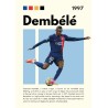 Vinilo Adhesivo Dembélé Coleccion Fútbol 01064