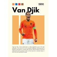 Van Djik Vinilo Adhesivo Coleccion Fútbol