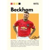 Vinilo Adhesivo Beckham Coleccion Fútbol 01072