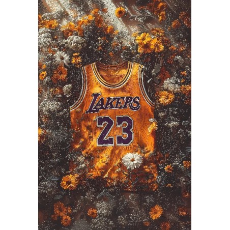 Los Lakers Vinilo Adhesivo Coleccion NBA