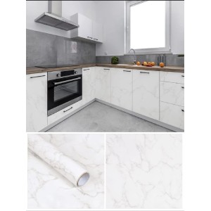 Vinilo Efecto Marmol Blanco MR0609