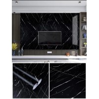 Vinilo Efecto Marmol Negro MR0601
