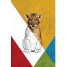 Vinilo Adhesivo Leopardo Coleccion Pintura Animales 0006