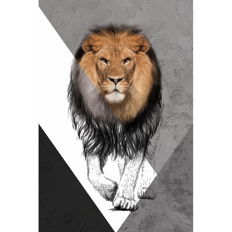 Vinilo Adhesivo Leon Coleccion Pintura Animales 0011 Vinilo Adhesivo Leon Coleccion Pintura Animales 0011