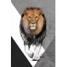 Vinilo Adhesivo Leon Coleccion Pintura Animales 0011