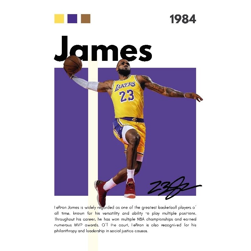 Vinilo Adhesivo Lebron James NBA 01498 Vinilo Adhesivo Lebron James NBA 01498