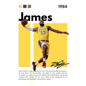Vinilo Adhesivo Lebron James NBA 01497