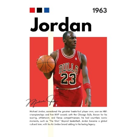 Vinilo Adhesivo Michael Jordan NBA 01508