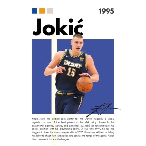 Vinilo Adhesivo Nicola Jokić NBA 01510