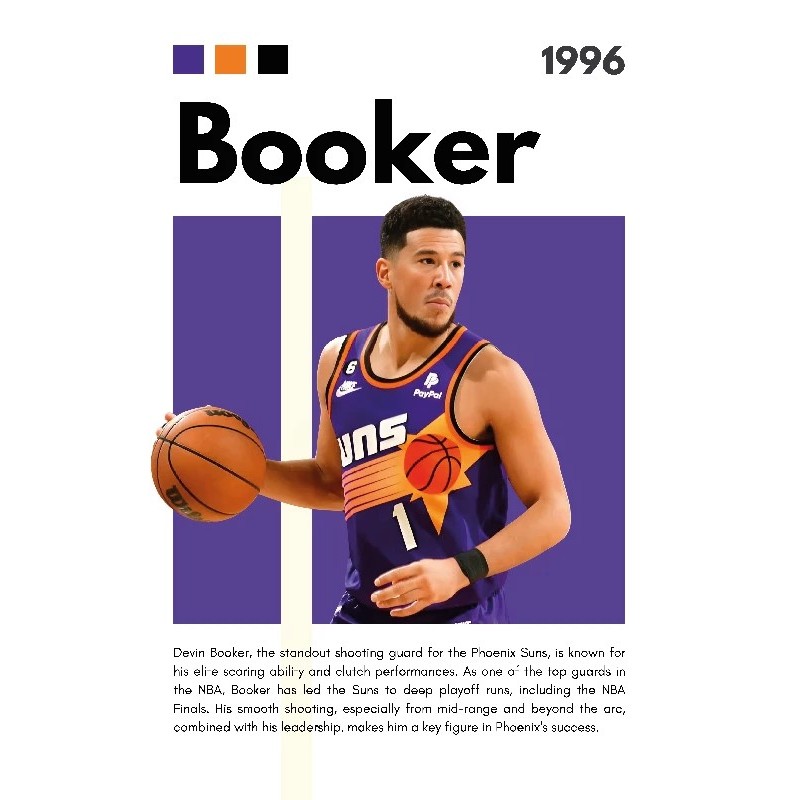 Vinilo Adhesivo Devin Booker NBA 01514