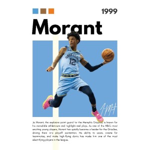 Vinilo Adhesivo Ja Morant NBA 01515