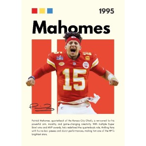 Vinilo Adhesivo Mahomes NFL 01519