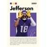 Vinilo Adhesivo Jefferson NFL 01524