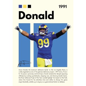 Vinilo Adhesivo Donald NFL 01525