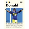 Vinilo Adhesivo Donald NFL 01525