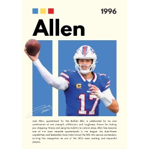 Vinilo Adhesivo Allen NFL 01527