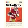 Vinilo Adhesivo McCaffrey NFL 01528