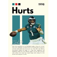Vinilo Adhesivo Hurts NFL 01529