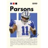 Vinilo Adhesivo Parsons NFL 01531