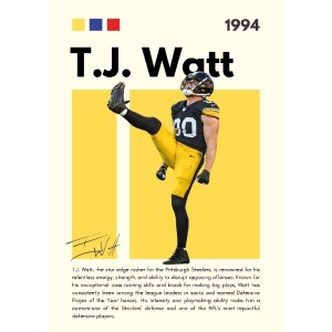 Vinilo Adhesivo T.J. Watt NFL 01532