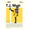 Vinilo Adhesivo T.J. Watt NFL 01532
