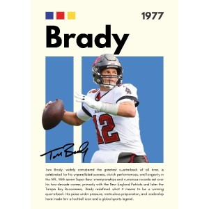 Vinilo Adhesivo Brady NFL 01533