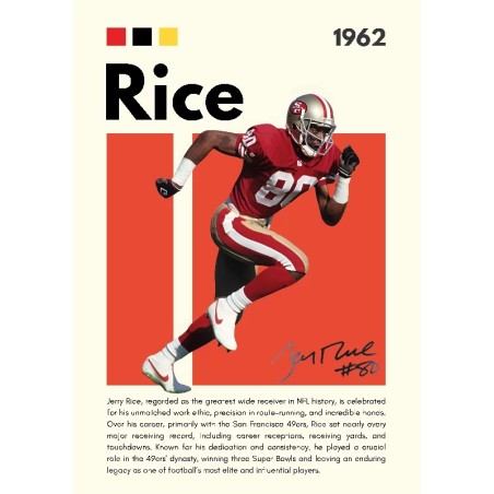Vinilo Adhesivo Rice NFL 01534