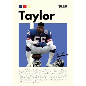 Vinilo Adhesivo Taylor NFL 01535