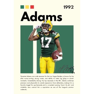 Vinilo Adhesivo Adams NFL 01539