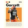 Vinilo Adhesivo Garrett NFL 01541