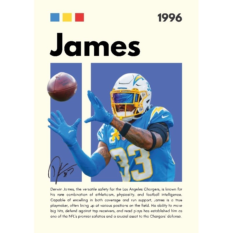 Vinilo Adhesivo James NFL 01547 Vinilo Adhesivo James NFL 01547