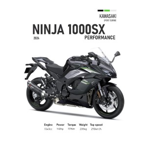 Vinilo Adhesivo Kawasaki Ninja 1000sx MotoBike 01549