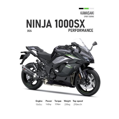 Vinilo Adhesivo Kawasaki Ninja 1000sx MotoBike 01549