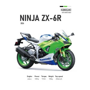 Vinilo Adhesivo Kawasaki Ninja ZX-6R MotoBike 01558