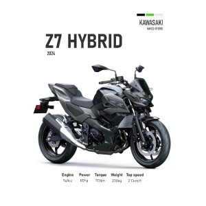 Vinilo Adhesivo Kawasaki Z7 Hybrid MotoBike 01571