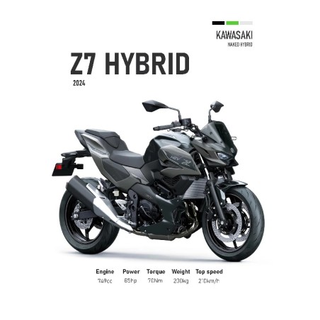 Vinilo Adhesivo Kawasaki Z7 Hybrid MotoBike 01571