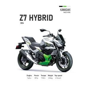 Vinilo Adhesivo Kawasaki Z7 Hybrid MotoBike 01572