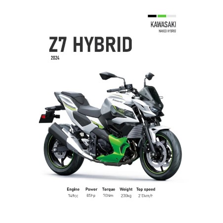 Vinilo Adhesivo Kawasaki Z7 Hybrid MotoBike 01572