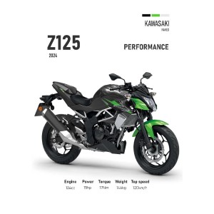 Vinilo Adhesivo Kawasaki Z125 MotoBike 01573